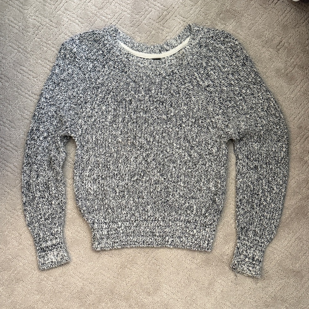 Free People Black and White Women's Sweater